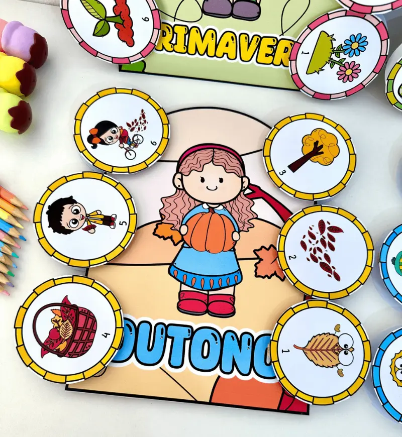Luvas das Estações do Ano: Poemas para Educação Infantil — amostra 2: O que vem no material