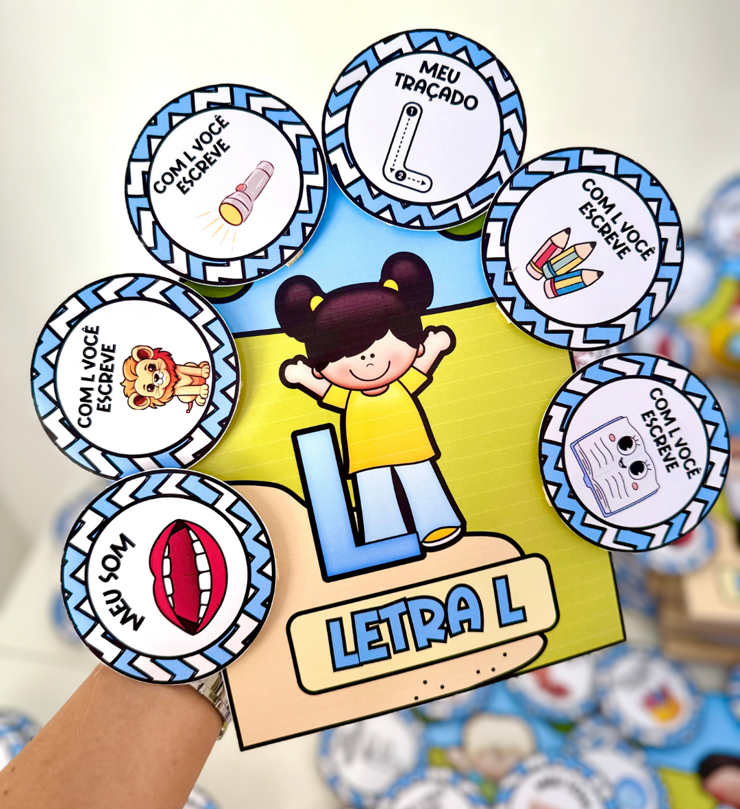 Luvas do Alfabeto em PDF para Educação Infantil — amostra 3: Como usar em sala de aula
