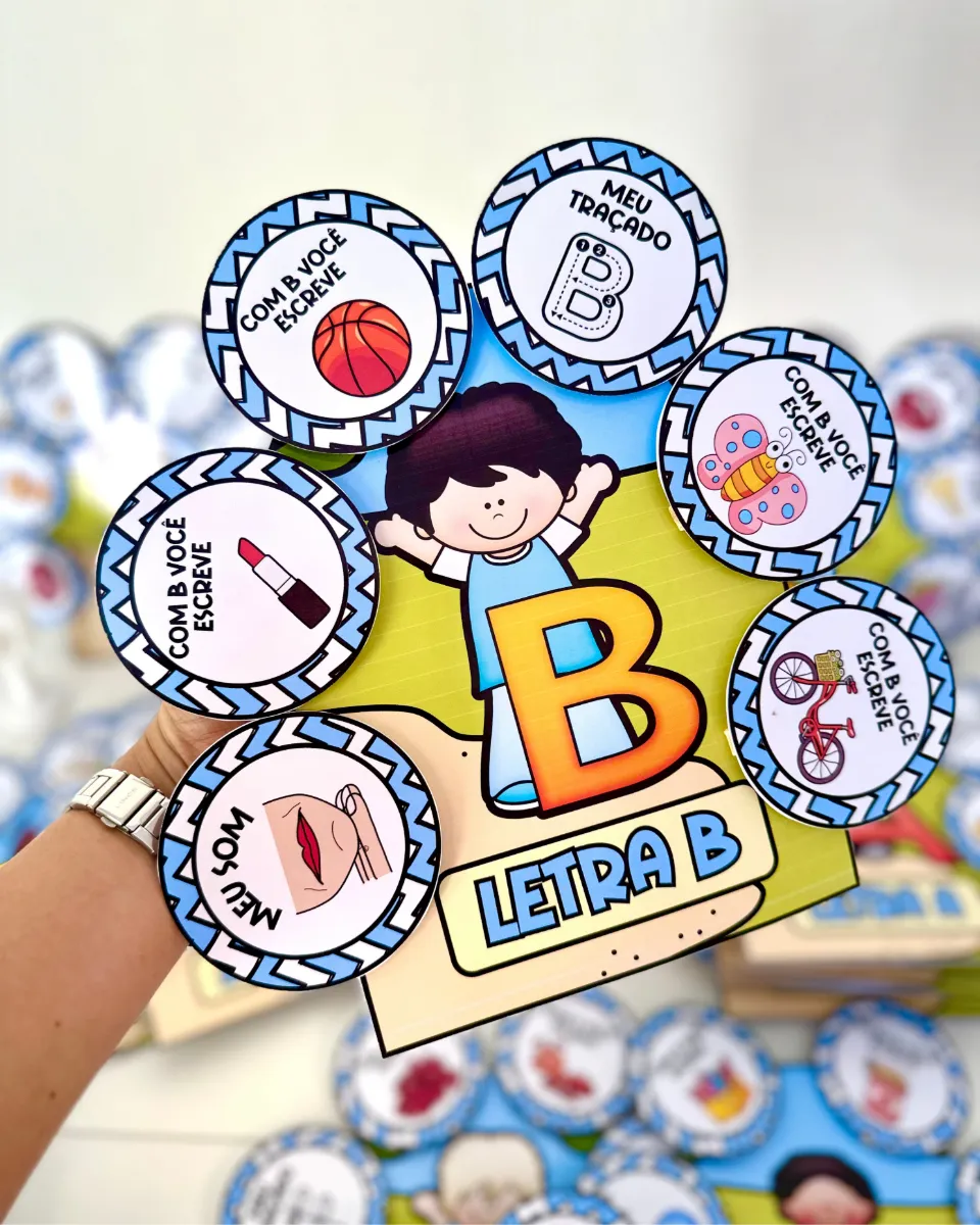 Luvas do Alfabeto em PDF: Recurso Lúdico para Educação Infantil — amostra 1: Luvas do Alfabeto desenvolvido para trabalhar…