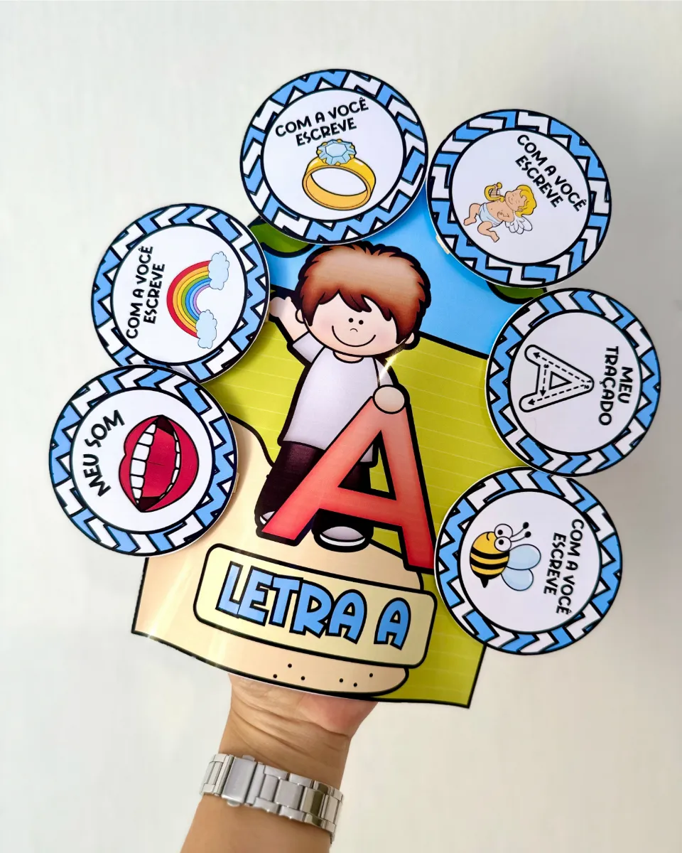 Luvas do Alfabeto em PDF: Recurso Lúdico para Educação Infantil — amostra 2: Luvas do Alfabeto desenvolvido para trabalhar…