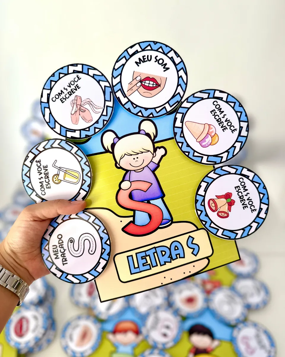 Luvas do Alfabeto em PDF: Recurso Lúdico para Educação Infantil — amostra 3: Luvas do Alfabeto desenvolvido para trabalhar…