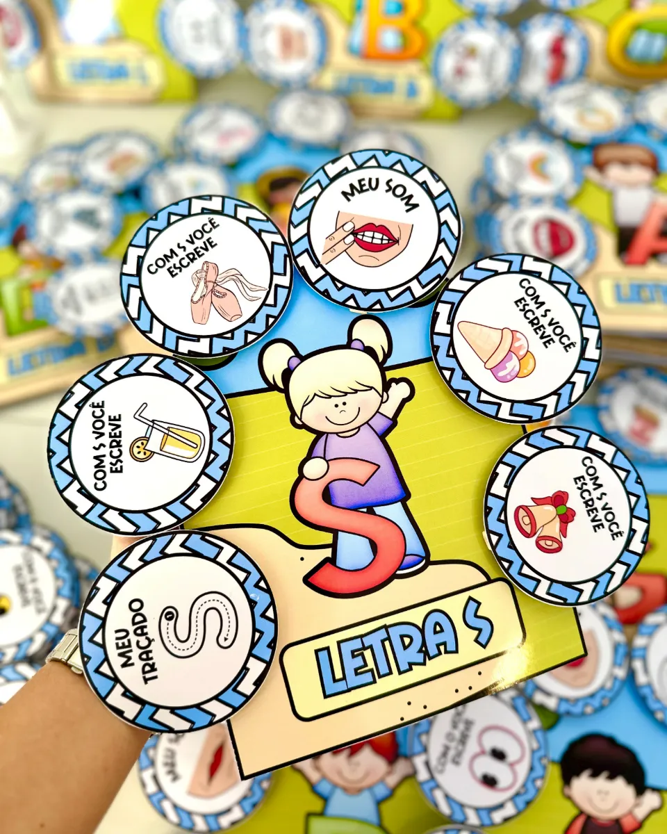 Luvas do Alfabeto em PDF: Recurso Lúdico para Educação Infantil — amostra 5: Luvas do Alfabeto desenvolvido para trabalhar…
