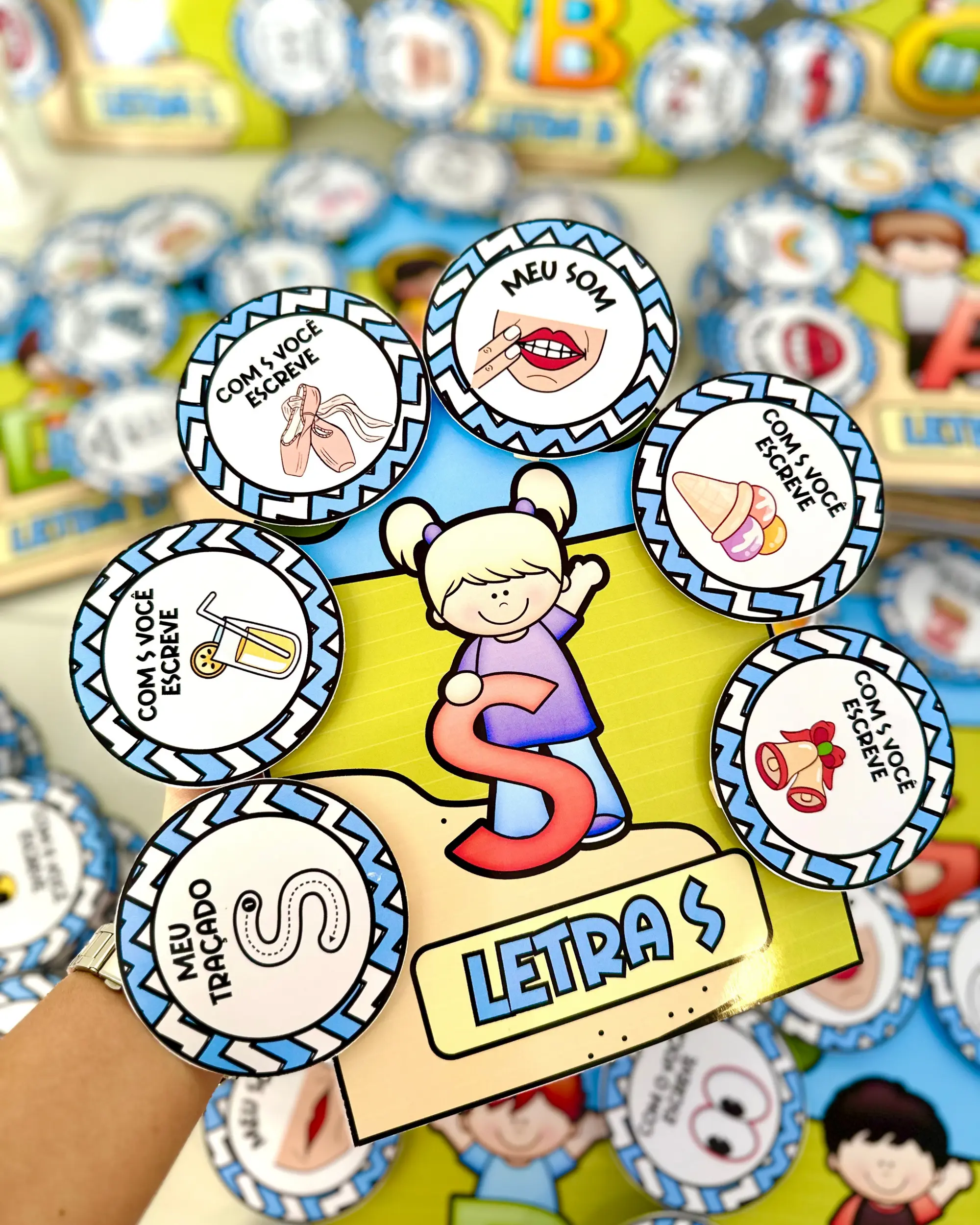 Luvas do Alfabeto em PDF: Recurso Lúdico para Educação Infantil — amostra 5: Arquivo Luvas do Alfabeto desenvolvido para…