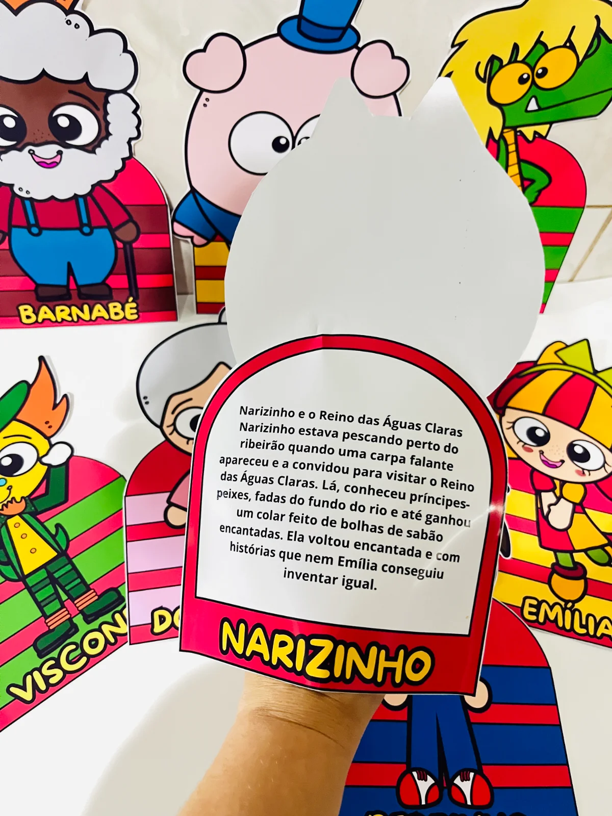 Luvas Teatrais - Sítio do Pica Pau Amarelo Educação Infantil — amostra 6: Um mundo de histórias na palma da mão