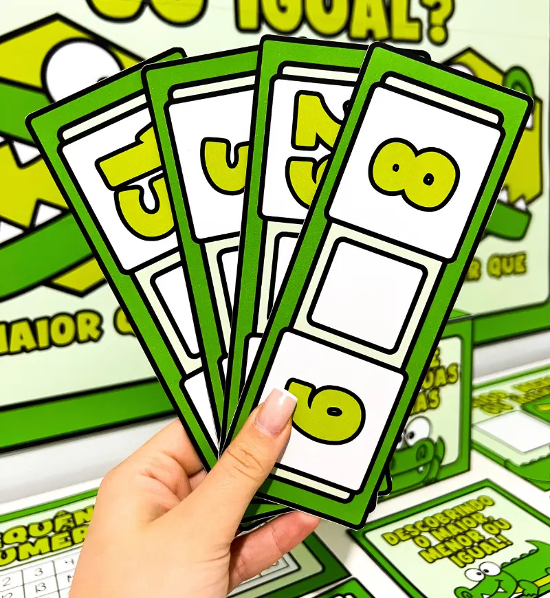 Maior, Menor ou Igual: Kit de Matemática em PDF com Jogos — amostra 4: Para quem é indicado