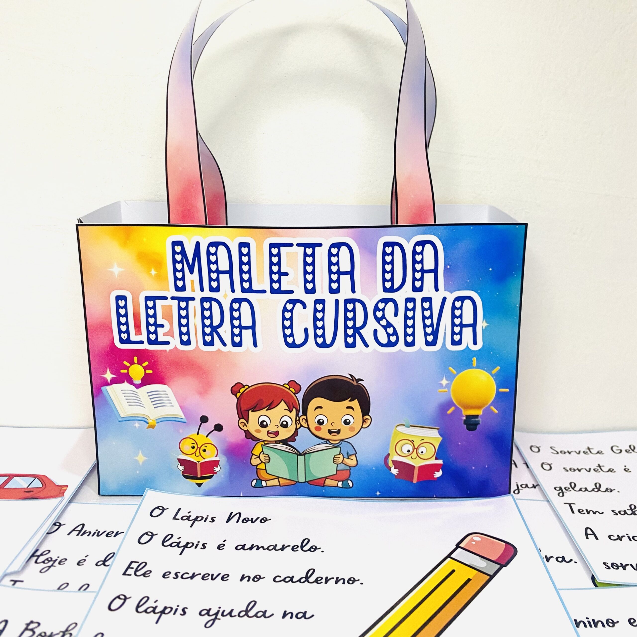 Maleta da letra cursiva | Alfabetização — Alfabetização para Todas as séries: Uma forma prática e divertida de trabalhar a…