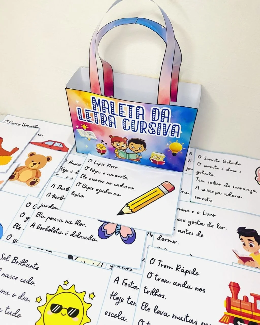 Maleta da Letra Cursiva Educação infantil — Alfabetização para Educação Infantil: Uma forma prática e divertida de…