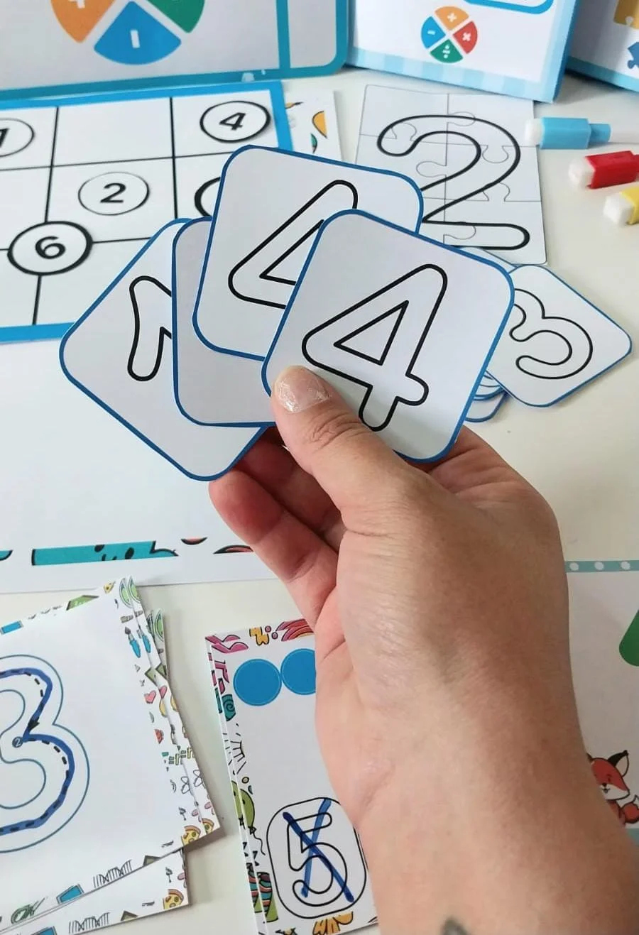 🧮 Maleta da Matemática: Jogos e Atividades para Imprimir — amostra 3: Kit pedagógico interativo com quebra-cabeças…