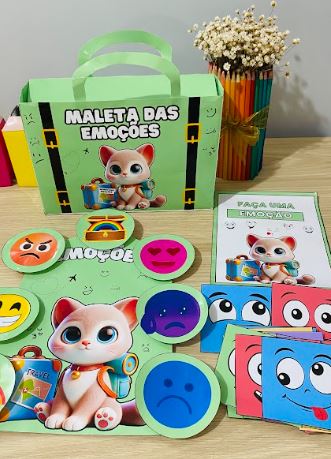Maleta das emoções / maleta dos sentimentos – PDF para Imprimir | Educação Infantil — capa do material