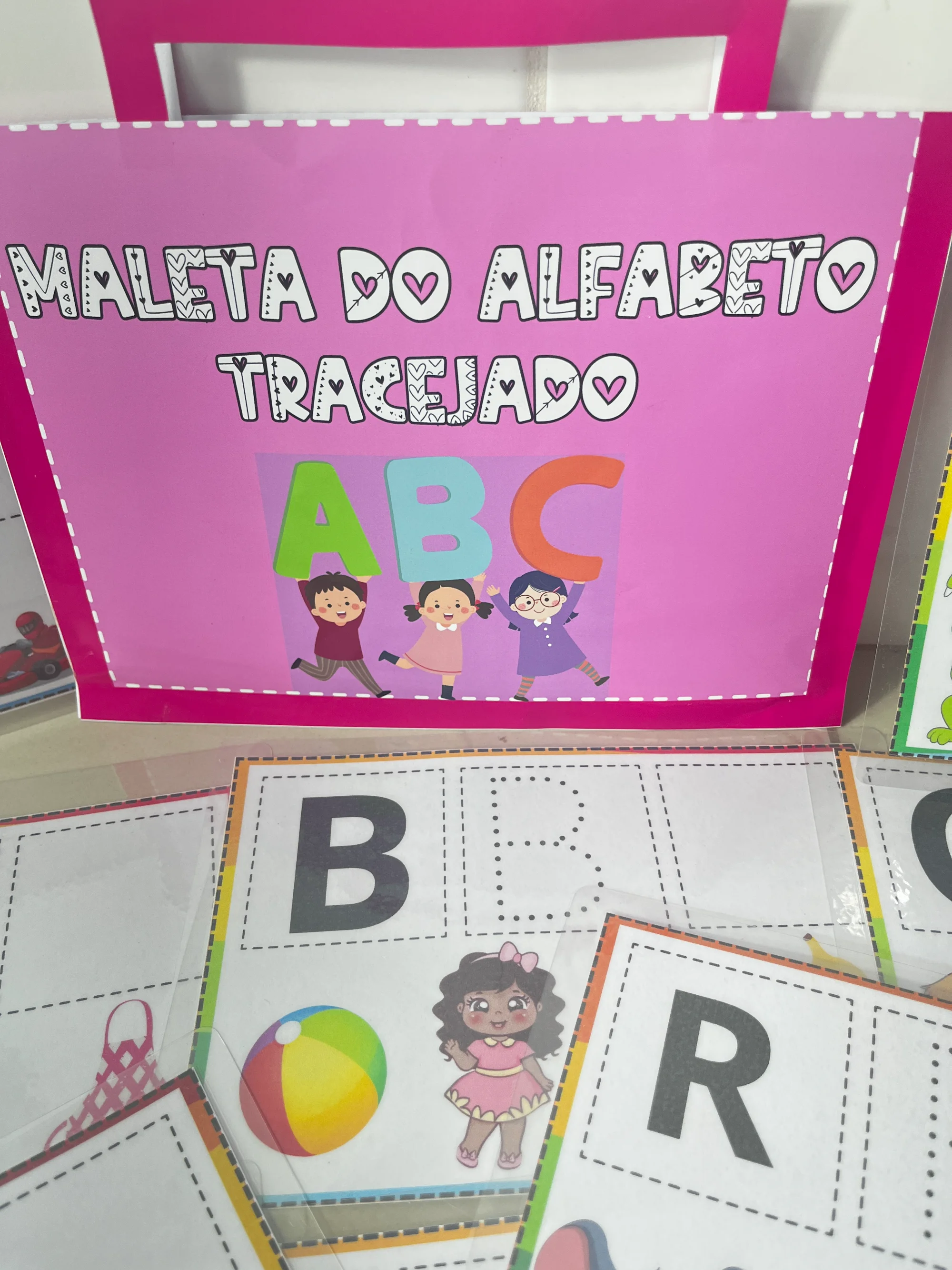 Maleta Pedagógica para Alfabetização e Coordenação Motora — capa do material