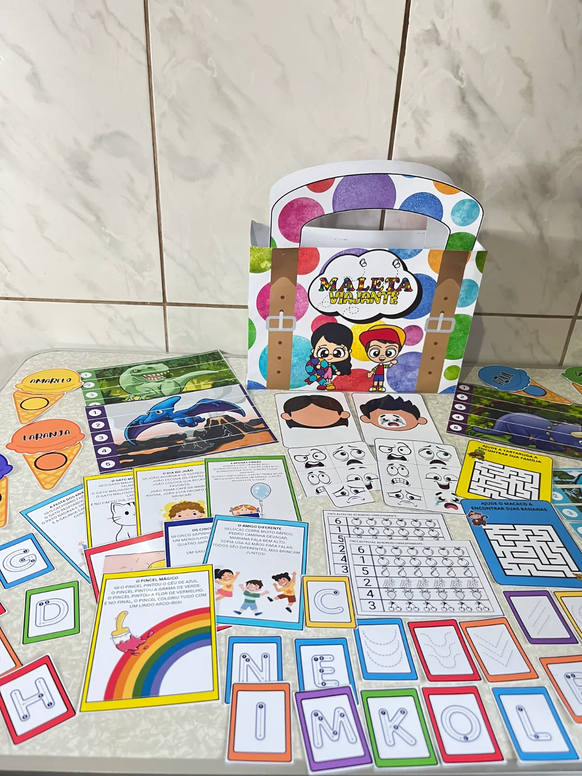 Maleta Viajante Inclusiva educação infantil — amostra 1: 📚🎒 Maleta Viajante Inclusiva – Aprender é uma Aventura