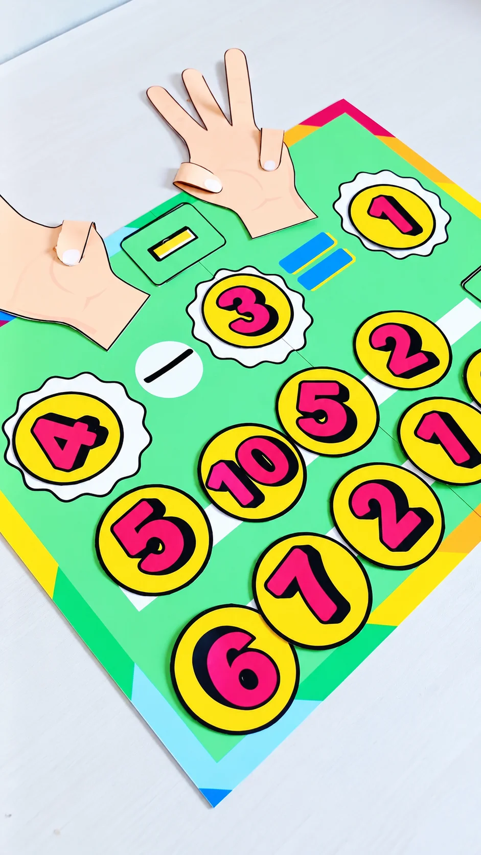 MÃOS DA MATEMÁTICA – Prancha das Operações — amostra 2: Novidadeeeeeeeeee Prancha ampliada em 2 folhas A4, desenvolvida…