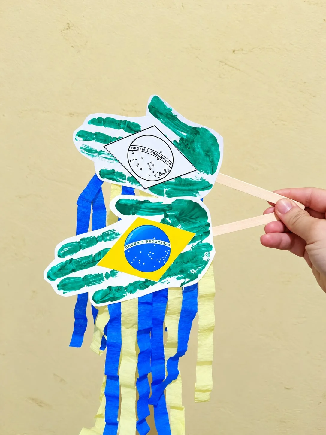 Mãozinha Patriota – Atividade Dia da Bandeira para Imprimir — História para Educação Infantil: Atividade Dia da Bandeira…
