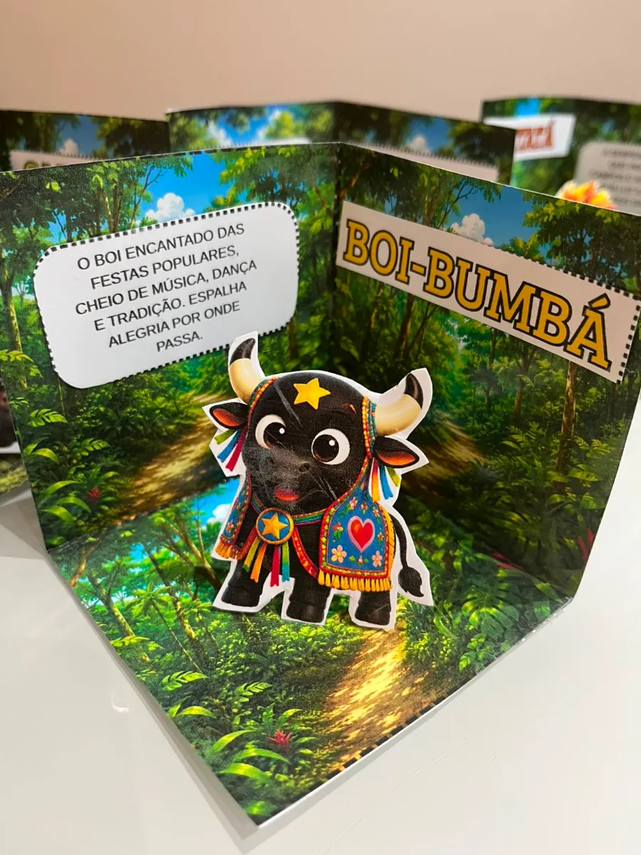 Maquetes do Folclore 3D - Educação Infantil e Anos Iniciais — amostra 3: Imagina a carinha dos seus alunos descobrindo o…
