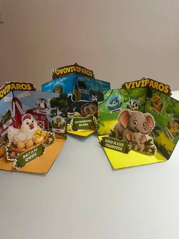 MAQUETES INTERATIVAS — TIPOS DE REPRODUÇÃO DOS ANIMAIS — amostra 5: Com as Maquetes Interativas – Tipos de Reprodução dos…