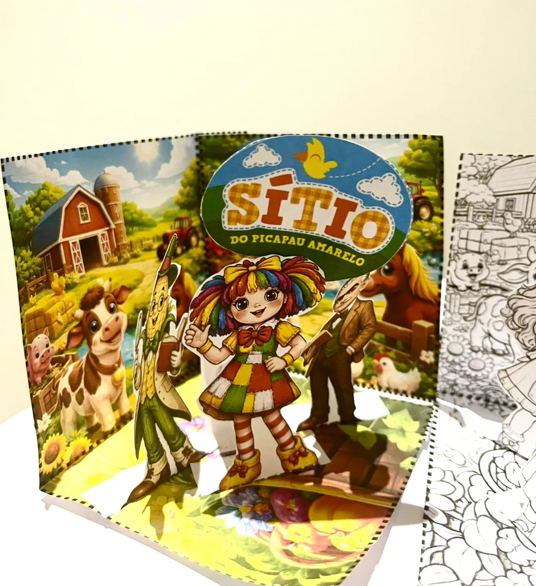 Maquetes Sítio do Pica Pau Amarelo - Educação Infantil — amostra 1: Direto do universo mágico do Sítio do Picapau Amarelo,…