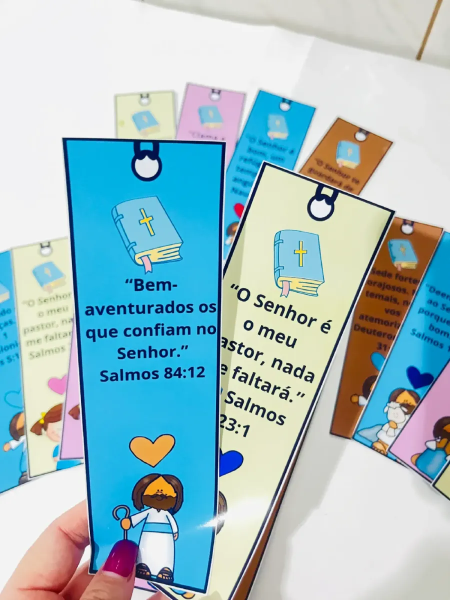 Marcadores de Bíblia Infantil - Ensino Religioso — Atividades para Todas as séries: 📚O Kit de Marcadores Bíblicos é um…