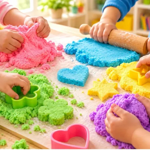 Massinha Nuvem para Educação Infantil | Receita + Atividades em PDF — amostra 1: Massinha Nuvem para Educação Infantil com…