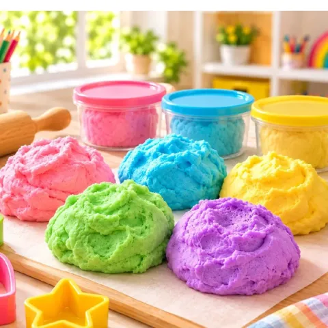 Massinha Nuvem para Educação Infantil | Receita + Atividades em PDF — amostra 3: Massinha Nuvem para Educação Infantil com…
