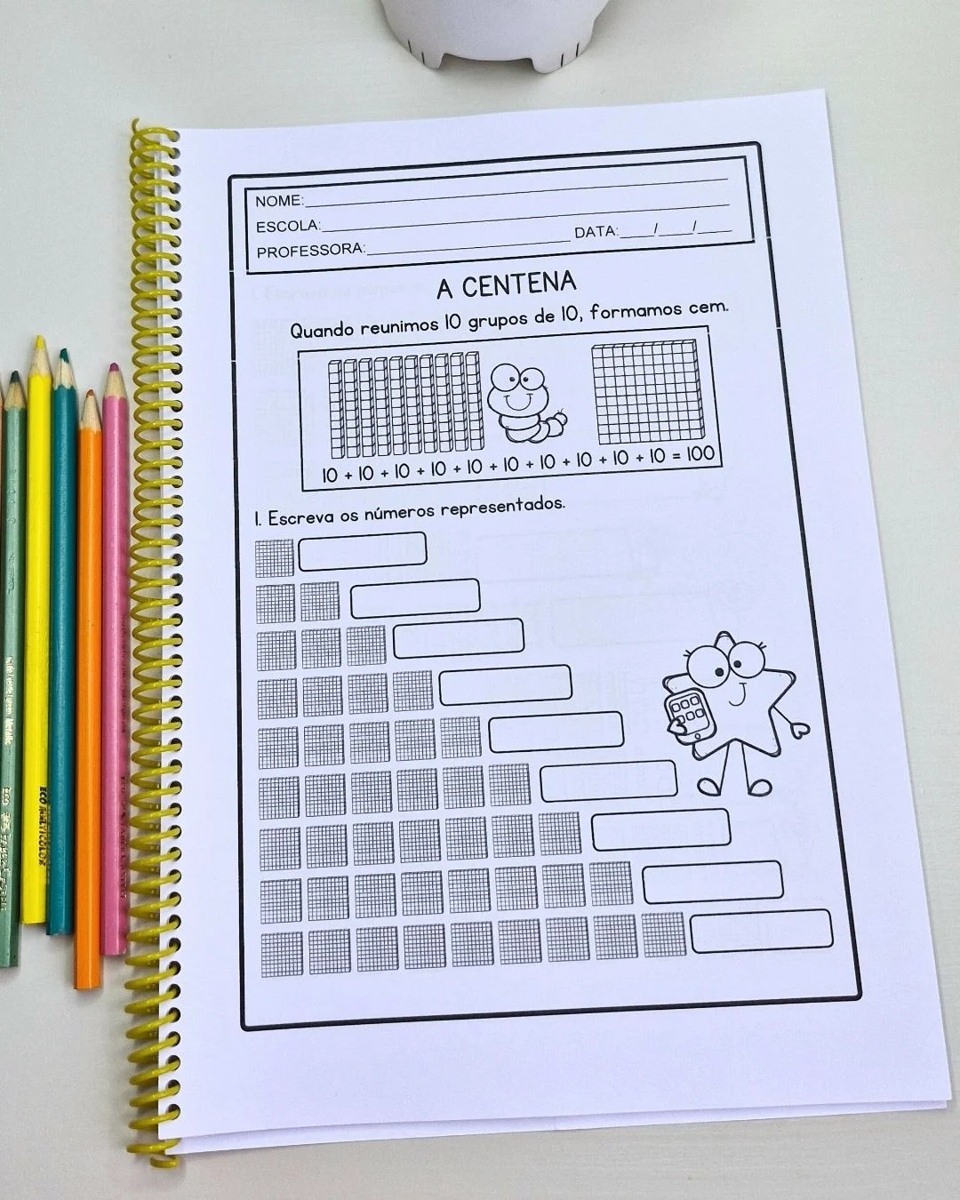 Matemática: A Centena – Atividades de Valor Posicional — amostra 1: O material “Matemática: A Centena” foi desenvolvido…
