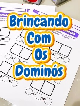 Matemática brincando com os dominós – Material Pedagógico — capa do material