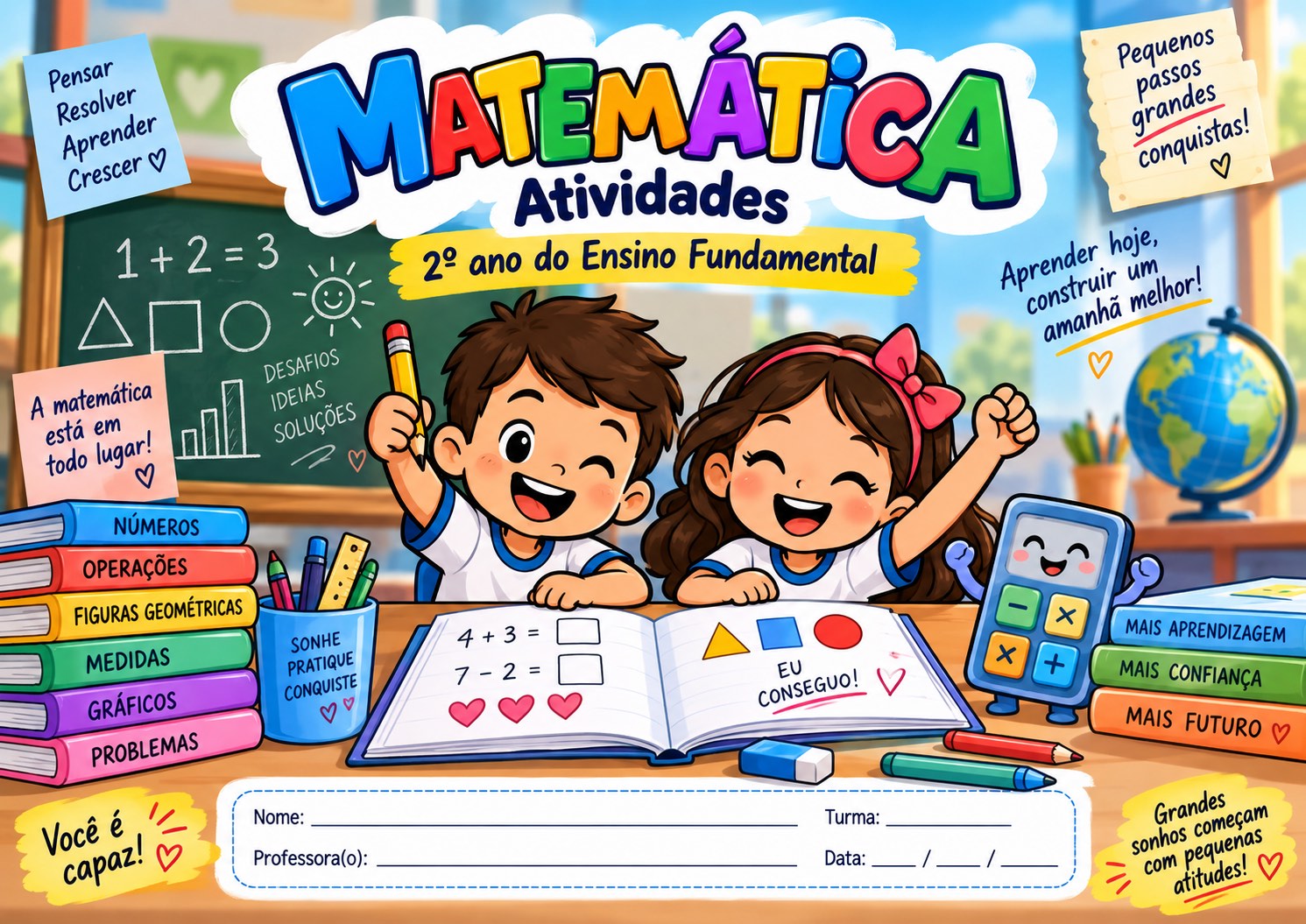 Matemática em Ação – Atividades para o 2º Ano do Ensino Fundamental — capa do material