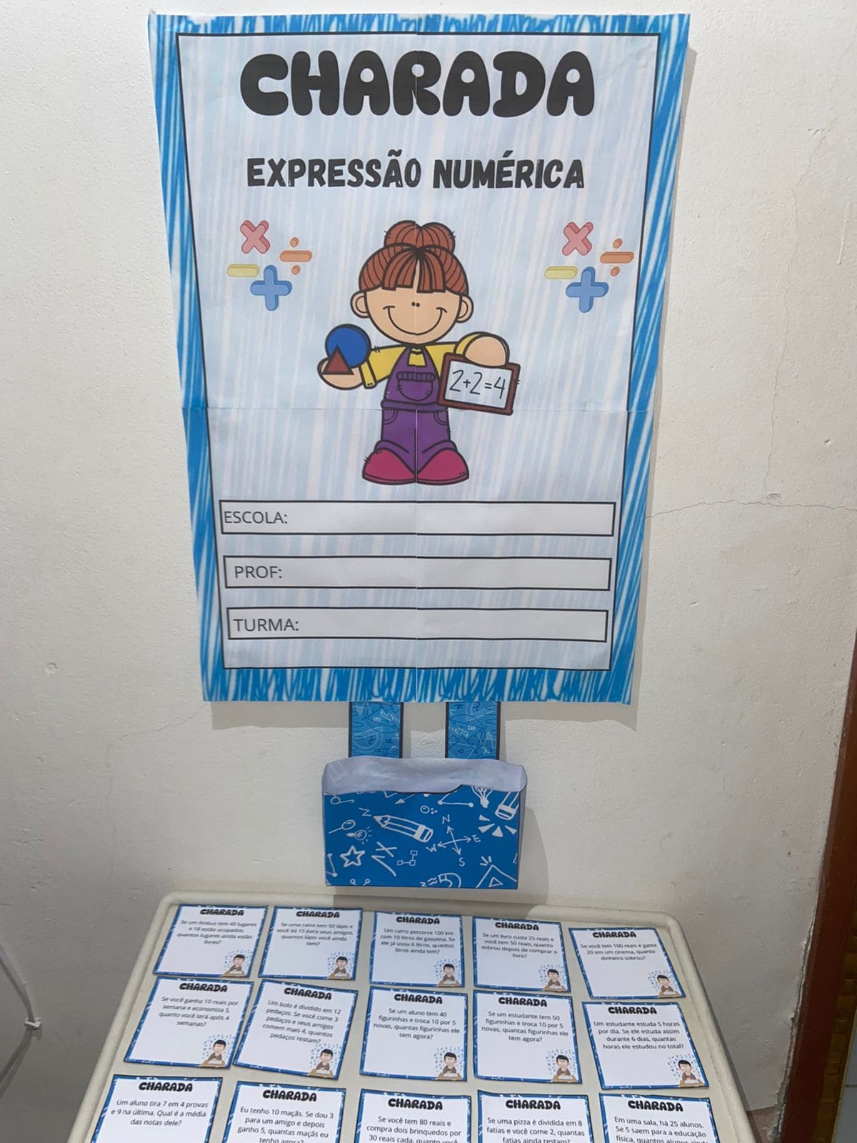 Matemática expressões númericas 5º ano - painel charadas – Material Pedagógico — capa do material