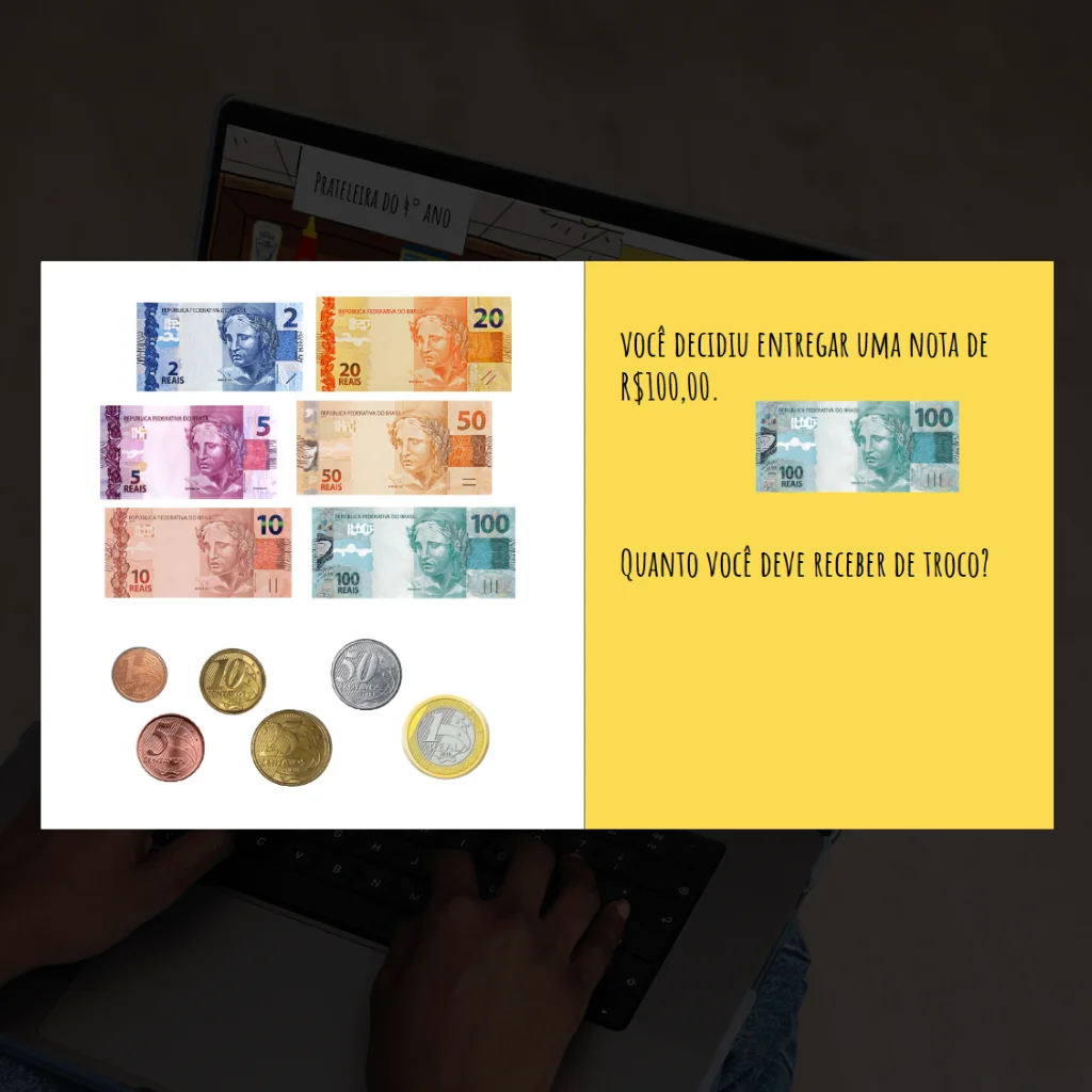 Matemática no Mercado | Jogo Editável no Google Slides 4°ano — amostra 4: Habilidades