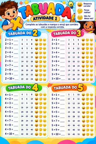 MATEMÁTICA - TABUADA DIVERTIDA 4º E 5º ANO — amostra 4: Para quem é indicado