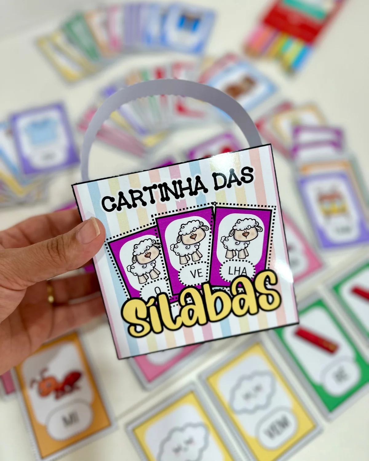 Material Cartinhas das Palavras — Sílabas Complexas — capa do material