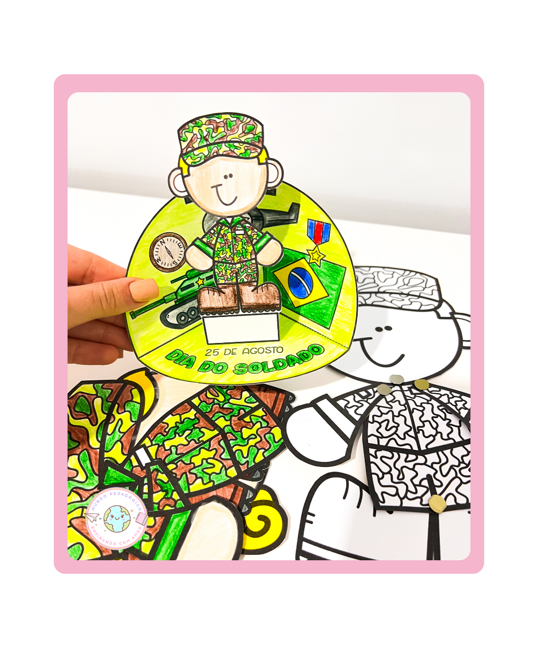 Material de Dia do Soldado para imprimir — capa do material
