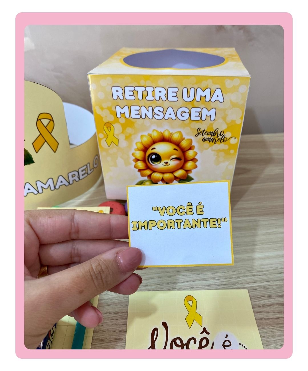 Material de Setembro Amarelo para imprimir — Educação Infantil — amostra 1: Uma proposta para acolher os sentimentos na…