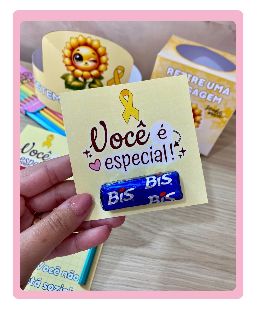 Material de Setembro Amarelo para imprimir — Educação Infantil — amostra 3: O que vem no PDF