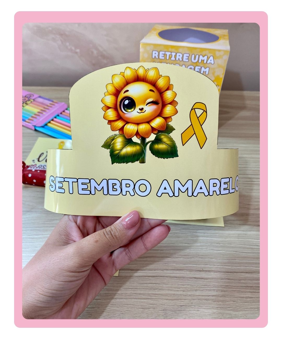 Material de Setembro Amarelo para imprimir — Educação Infantil — amostra 5: Leve o tema Setembro Amarelo à Educação…