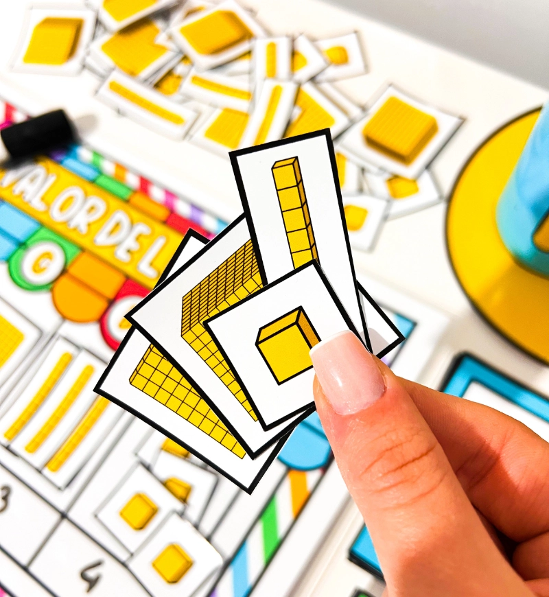 Material dourado para imprimir: kit de numeração decimal — amostra 4: Para quem é indicado