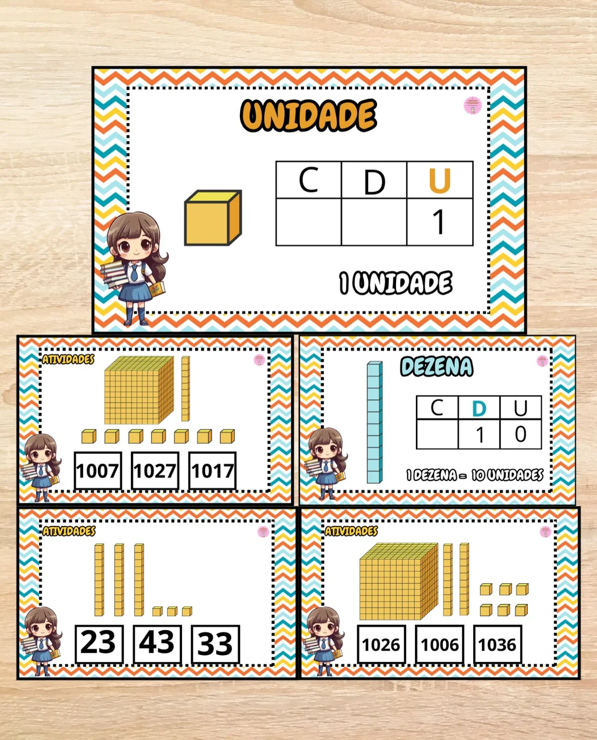 Material Dourado Unidades e Dezenas – PDF para Imprimir — amostra 5: Fichas Material Dourado Material Dourado: O Recurso…