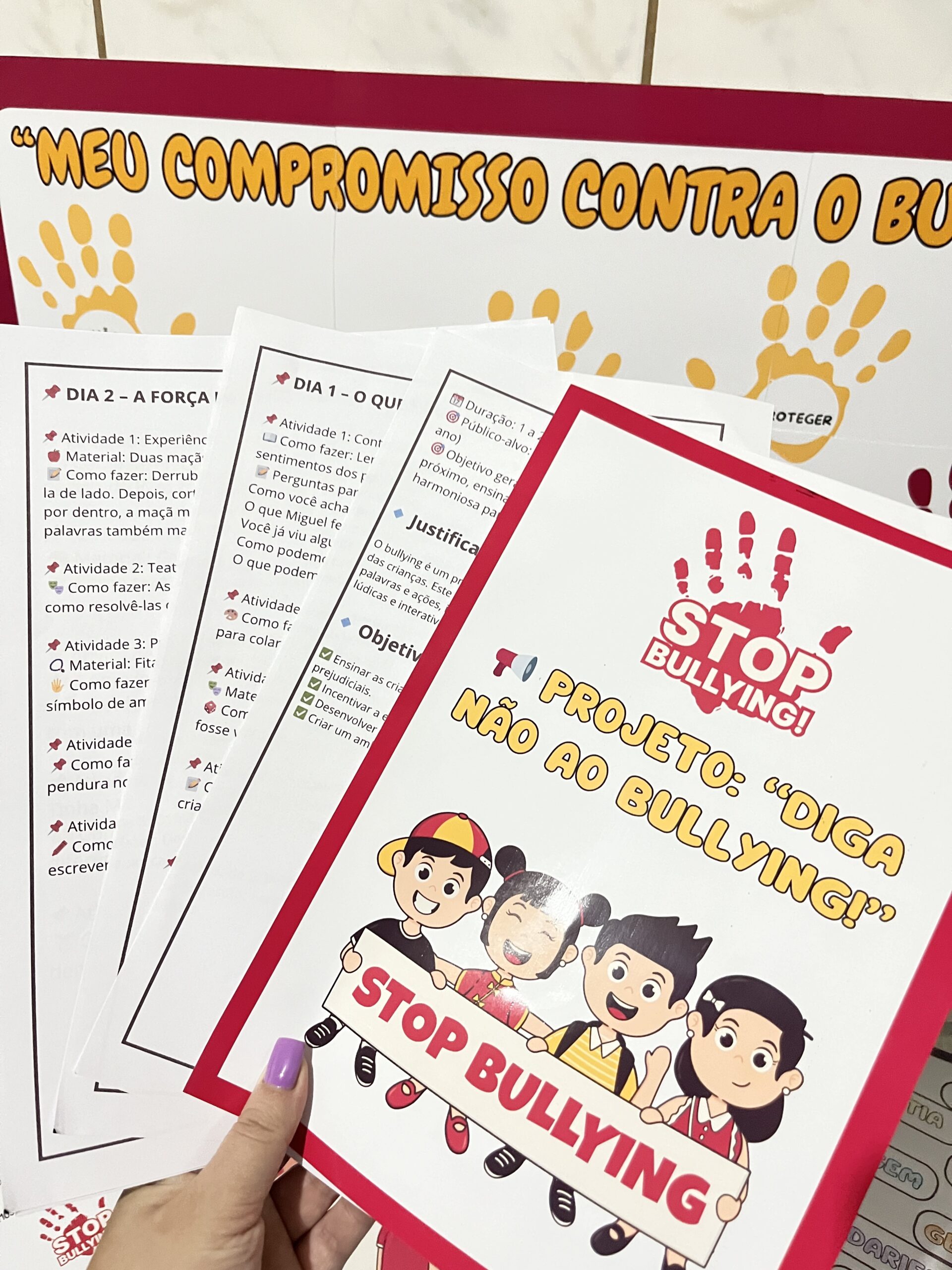 Material interativo: diga não ao bullying – Material Pedagógico — amostra 1: Sobre o MATERIAL INTERATIVO: DIGA NÃO AO…