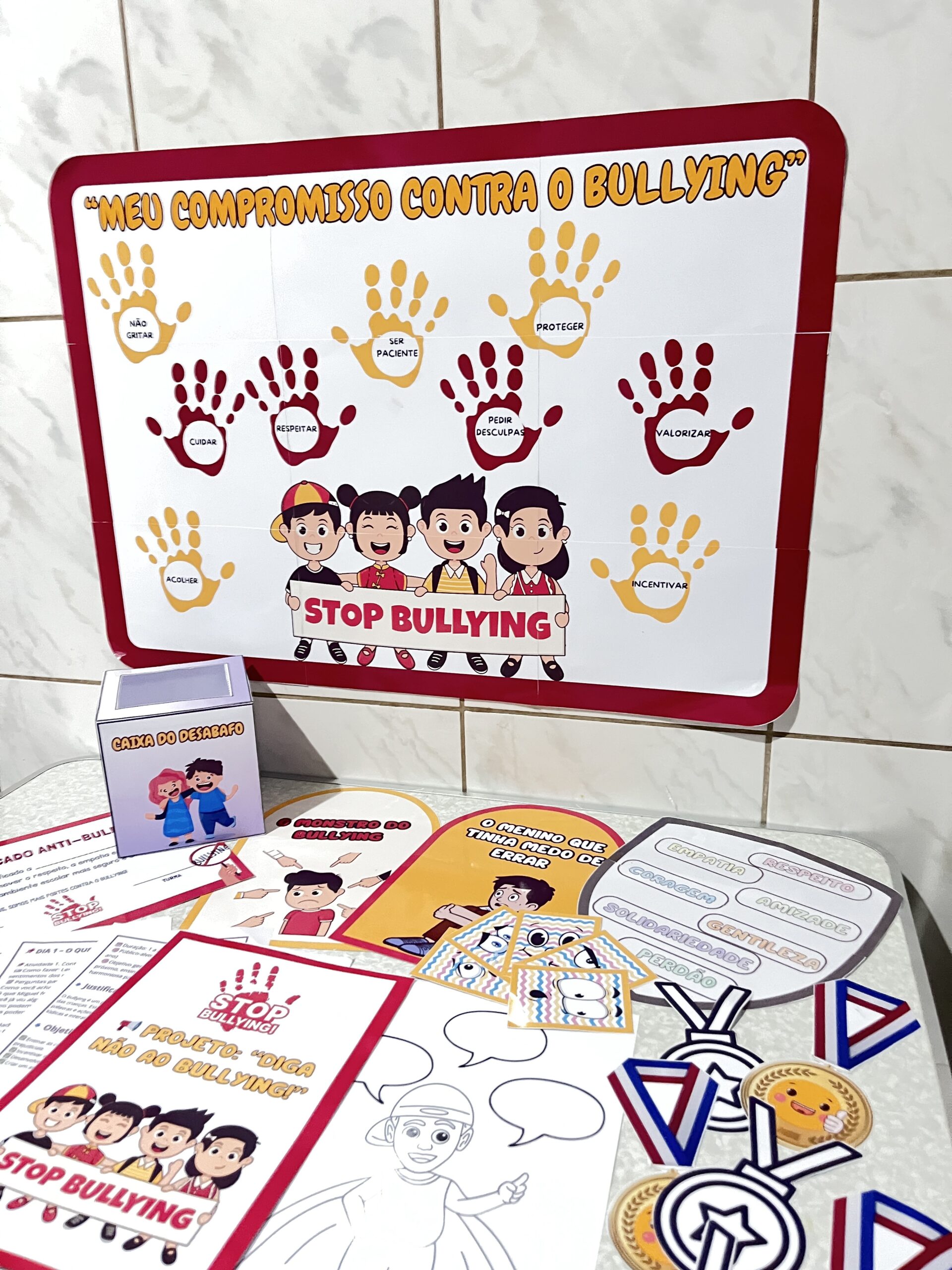Material interativo: diga não ao bullying – Material Pedagógico — amostra 4: PROJETO "DIGA NÃO AO BULLYING