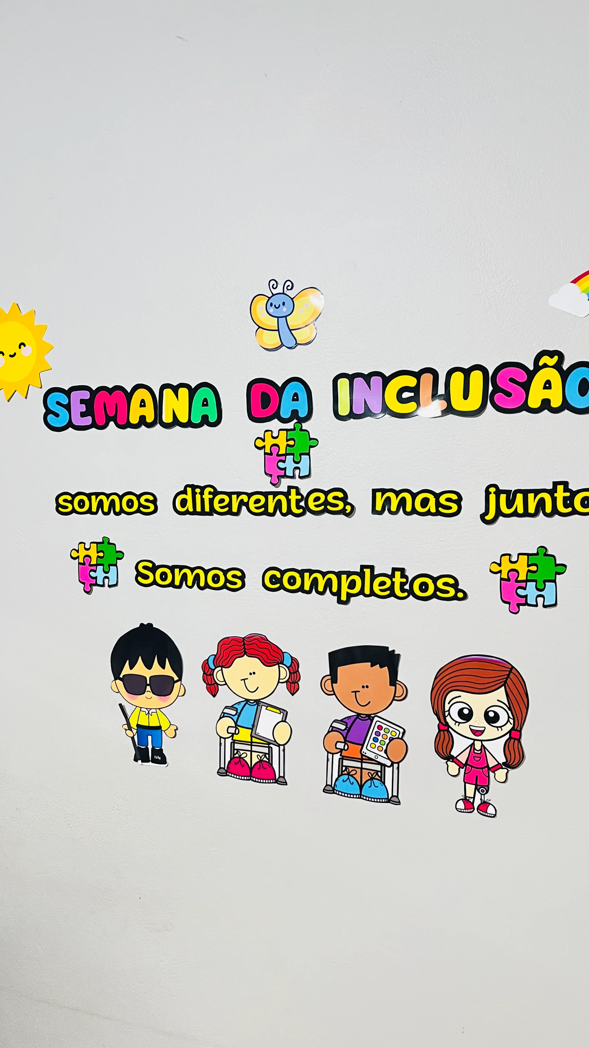 MATERIAL SEMANA DA INCLUSÃO - PAINEL ANOS INICIAIS E INFANTIL — amostra 2: O Material Semana da Inclusão foi pensado para…