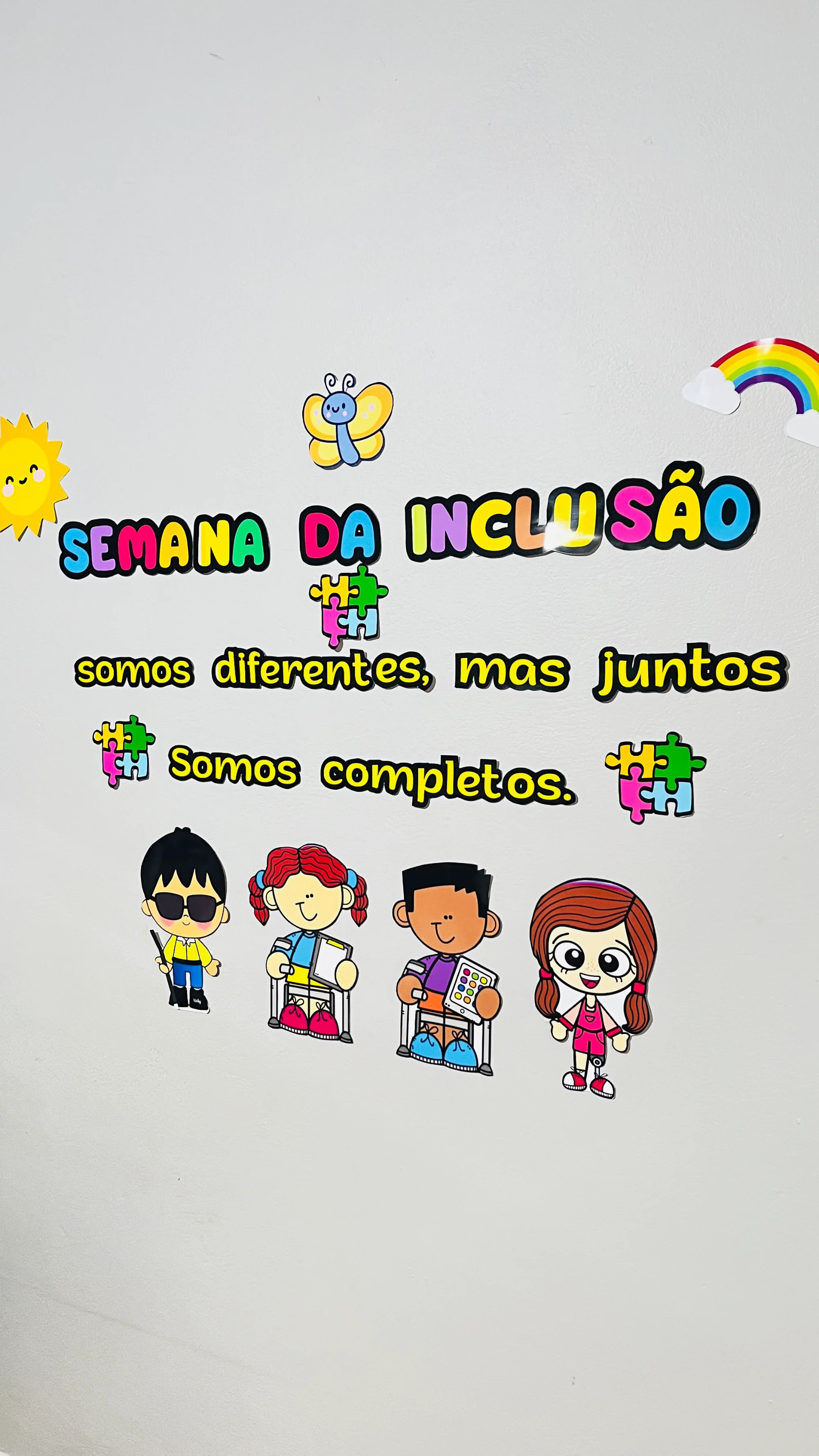 MATERIAL SEMANA DA INCLUSÃO - PAINEL ANOS INICIAIS E INFANTIL — amostra 3: O Material Semana da Inclusão foi pensado para…