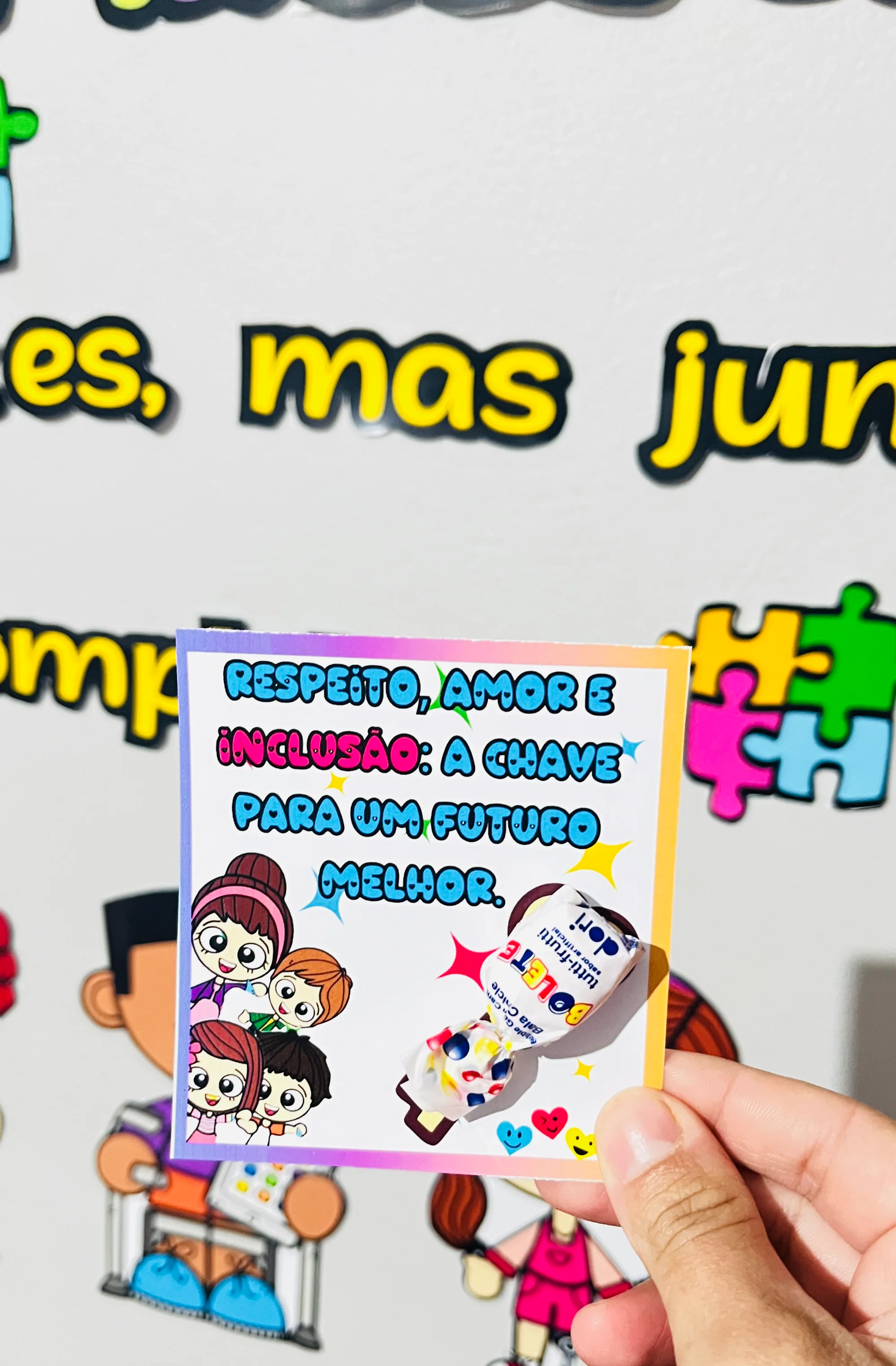 MATERIAL SEMANA DA INCLUSÃO - PAINEL ANOS INICIAIS E INFANTIL — amostra 6: O Material Semana da Inclusão foi pensado para…
