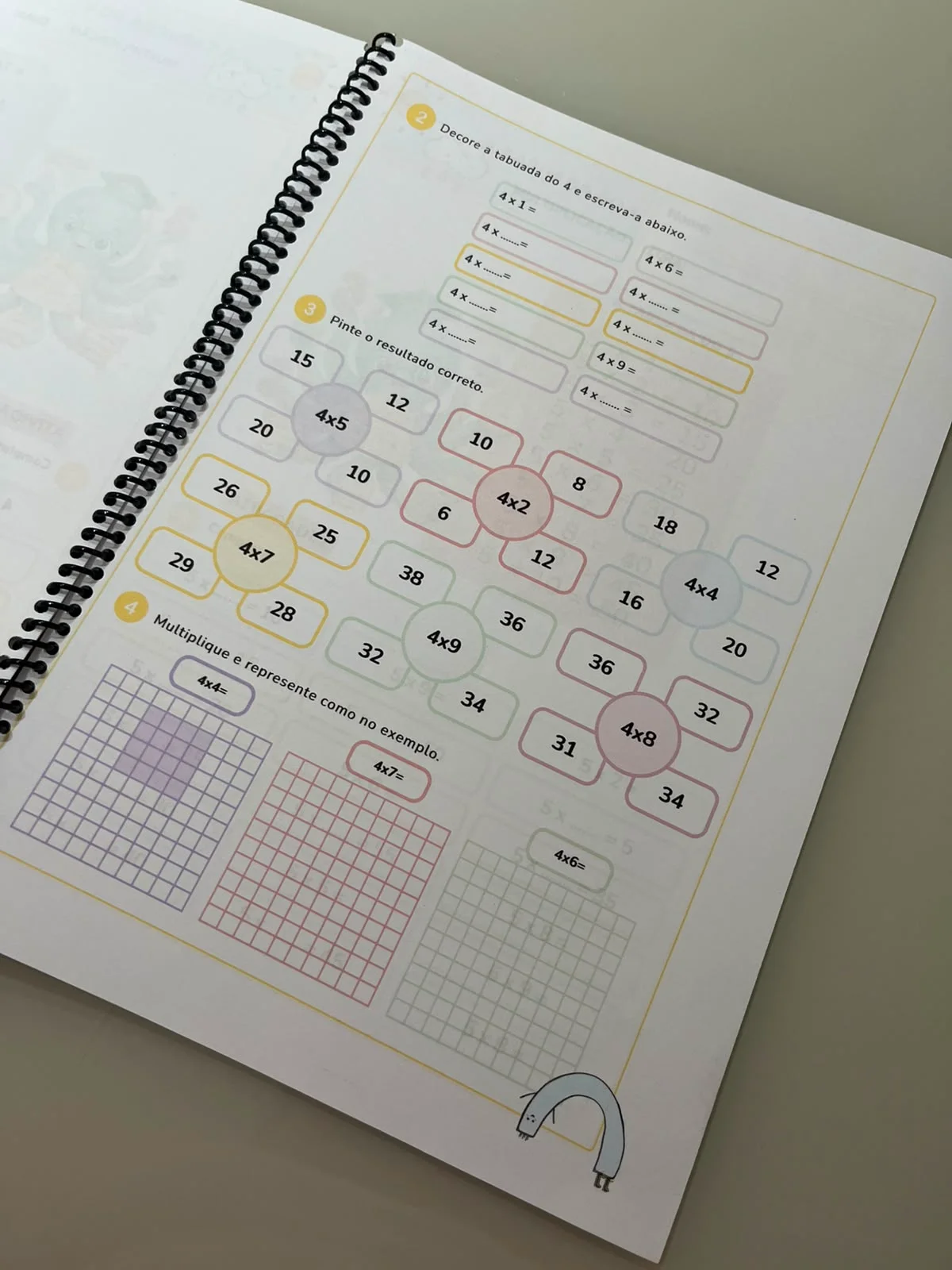Matrix da multiplicação ilustrada – PDF para Imprimir | 3º ano — amostra 2: Para quem é indicado