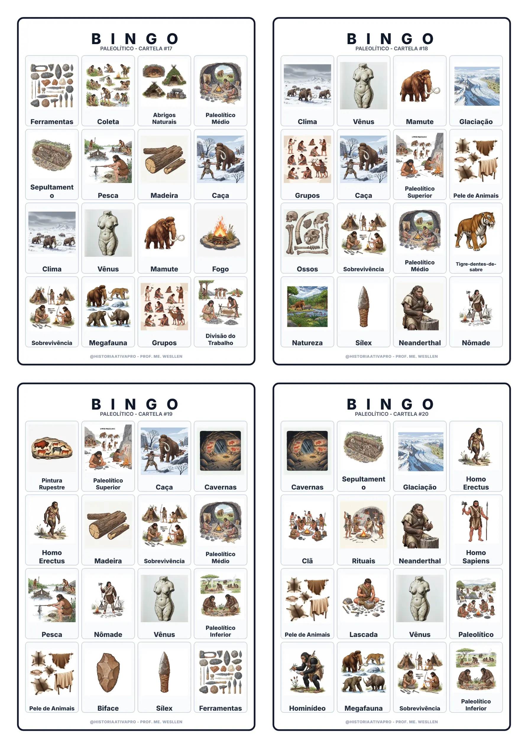 MEGA BINGO DE HISTÓRIA COM 200 JOGOS PROFISSIONAIS — amostra 1: Bingo de História: 200 Jogos Ilustrados e Conceituais MEGA BINGO DE HISTÓRIA COM 200 JOGOS PROFISSIONAIS — amostra 1: Bingo de História: 200 Jogos Ilustrados e Conceituais