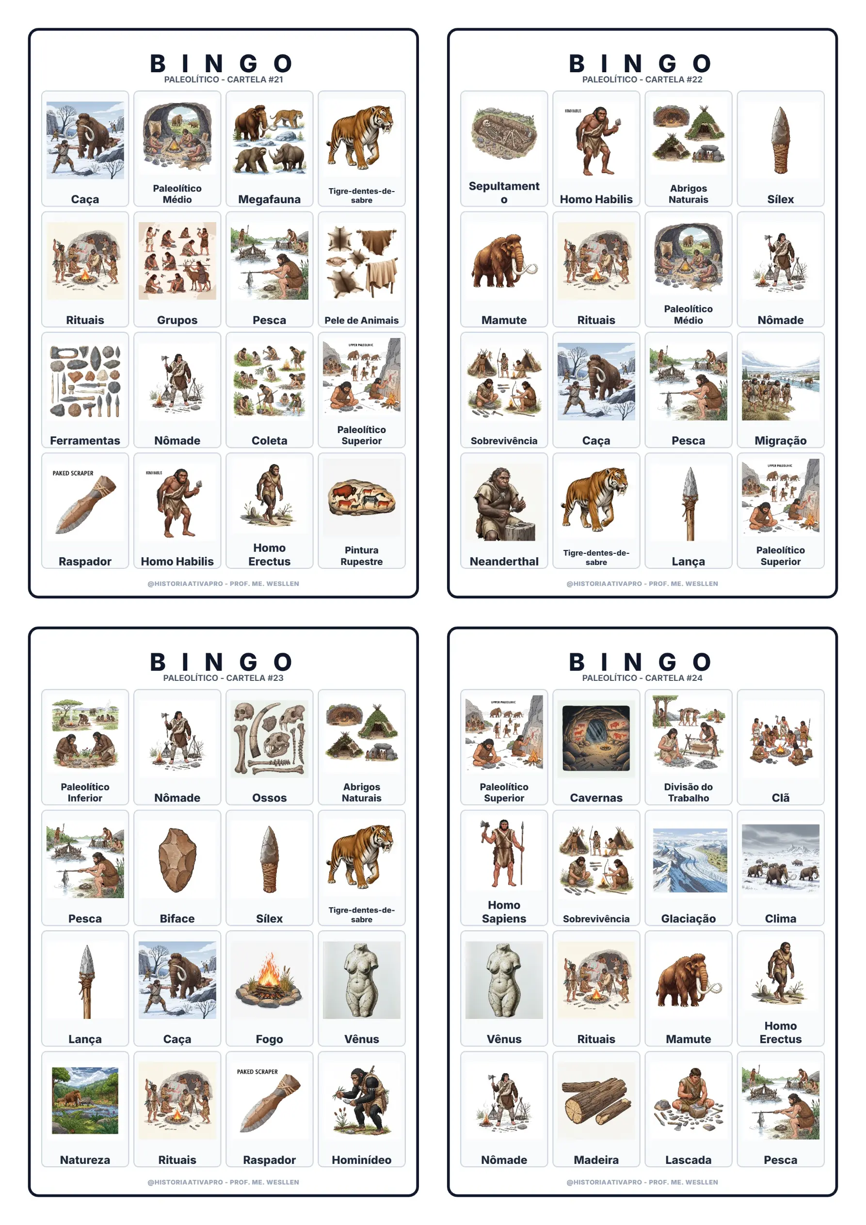 MEGA BINGO DE HISTÓRIA COM 200 JOGOS PROFISSIONAIS — amostra 2: 200 jogos de História prontos para imprimir e usar em sala… MEGA BINGO DE HISTÓRIA COM 200 JOGOS PROFISSIONAIS — amostra 2: 200 jogos de História prontos para imprimir e usar em sala…