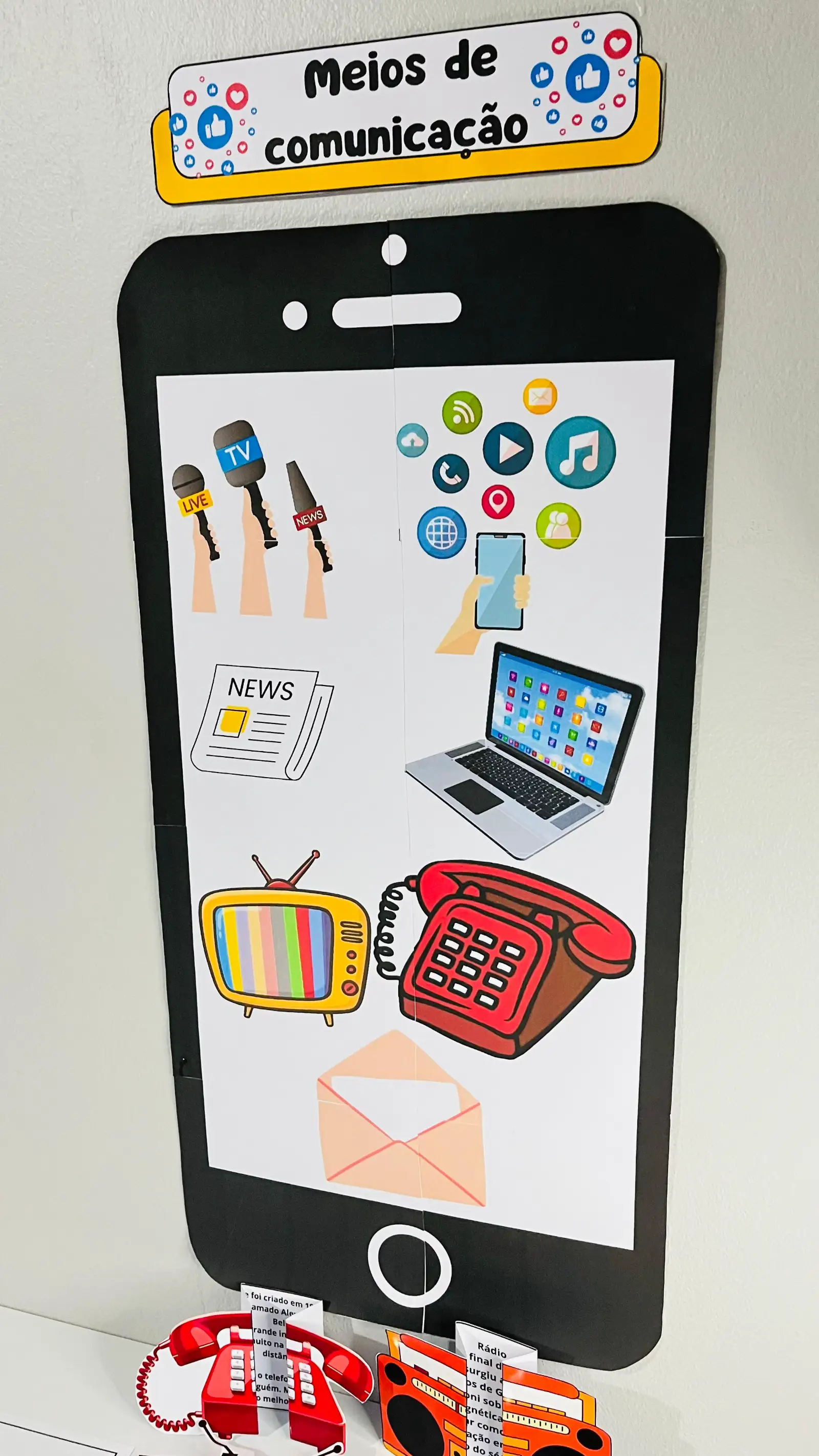 MEIOS DE COMUNICAÇÃO - ATIVIDADE LÚDICA ANOS INICIAIS — amostra 5: 📞📱📺 MEIOS DE COMUNICAÇÃO – APRENDER DE UM JEITO…