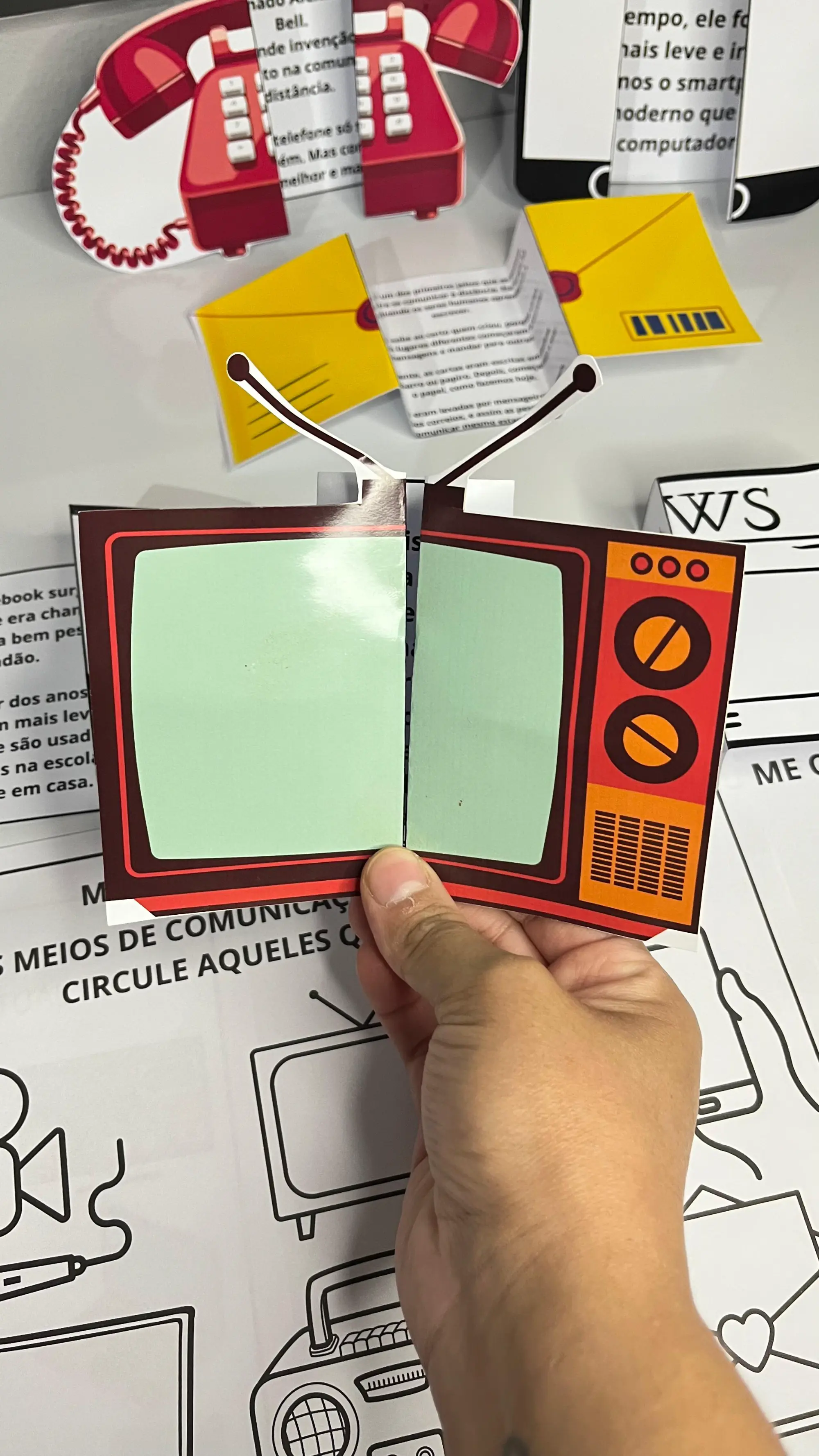 Meios de Comunicação – Recurso Lúdico e Educativo — amostra 2: Apresente os diferentes meios de comunicação de maneira…