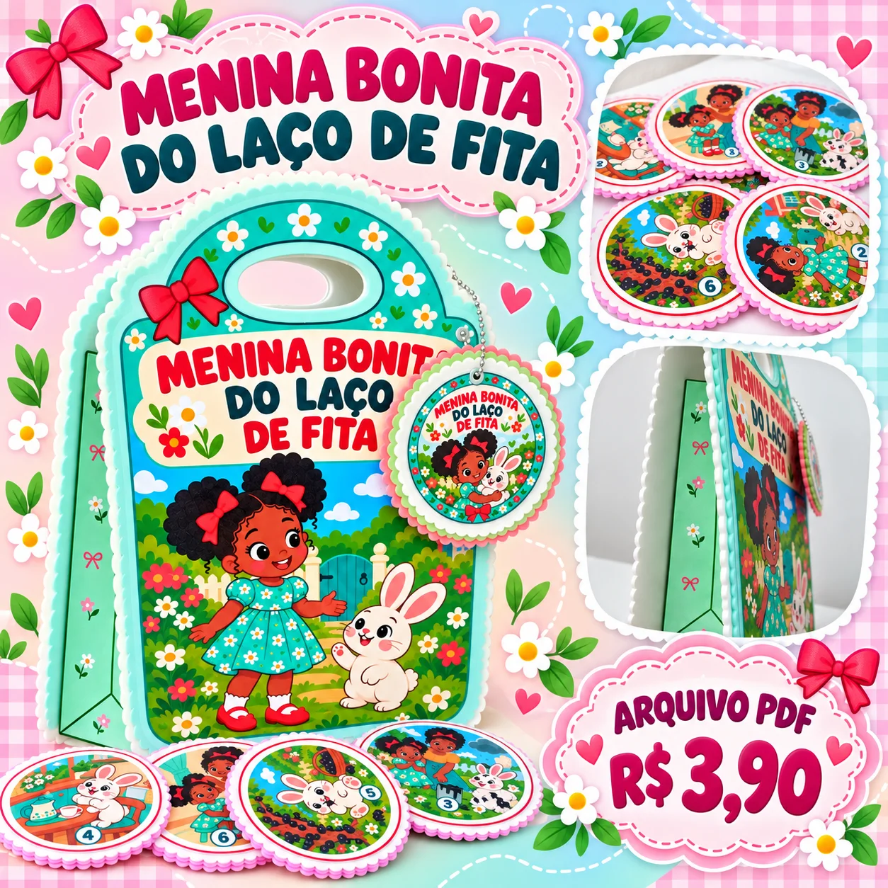 Menina Bonita do Laço de Fita – Recurso para Contação em PDF — Matemática para Educação Infantil: Recurso ilustrado para…