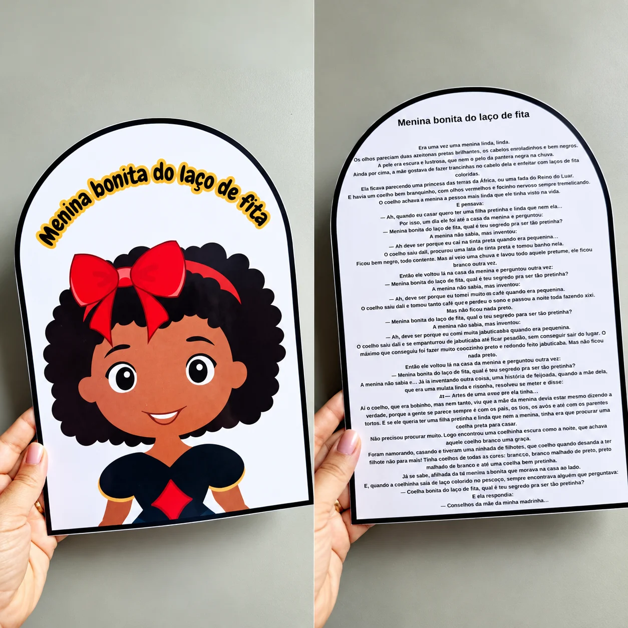 Menina Bonita do Laço de Fita – Texto para Leitura — amostra 2: Texto Menina Bonita do Laço de Fita em material de 3…