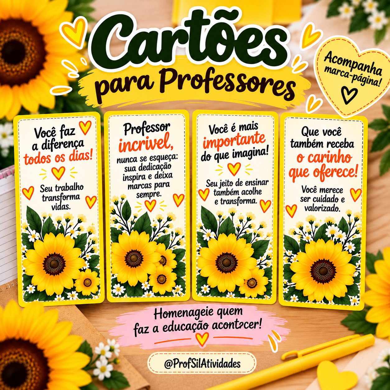 Mensagens para Professores Setembro Amarelo — amostra 1: Setembro é o mês de valorização da vida, de cuidado, acolhimento e…