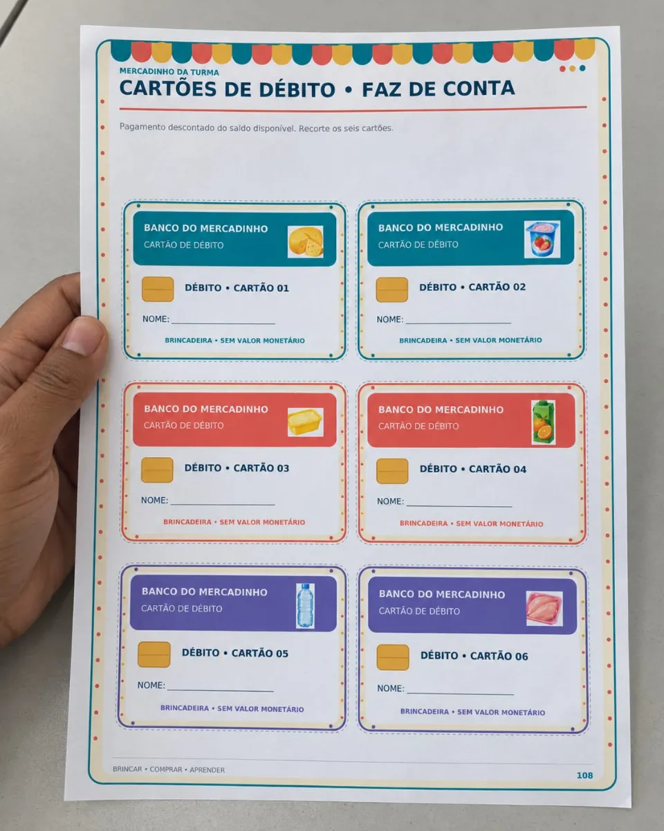Mercadinho da Turma – Kit Pedagógico com 119 Páginas — amostra 1: 🛒✨ Leve o Mercadinho da Turma para sua escola e…